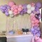 Pink and Purple Balloons, 75 Pack Pastel Purple Pink and Matte White Latex Balloons